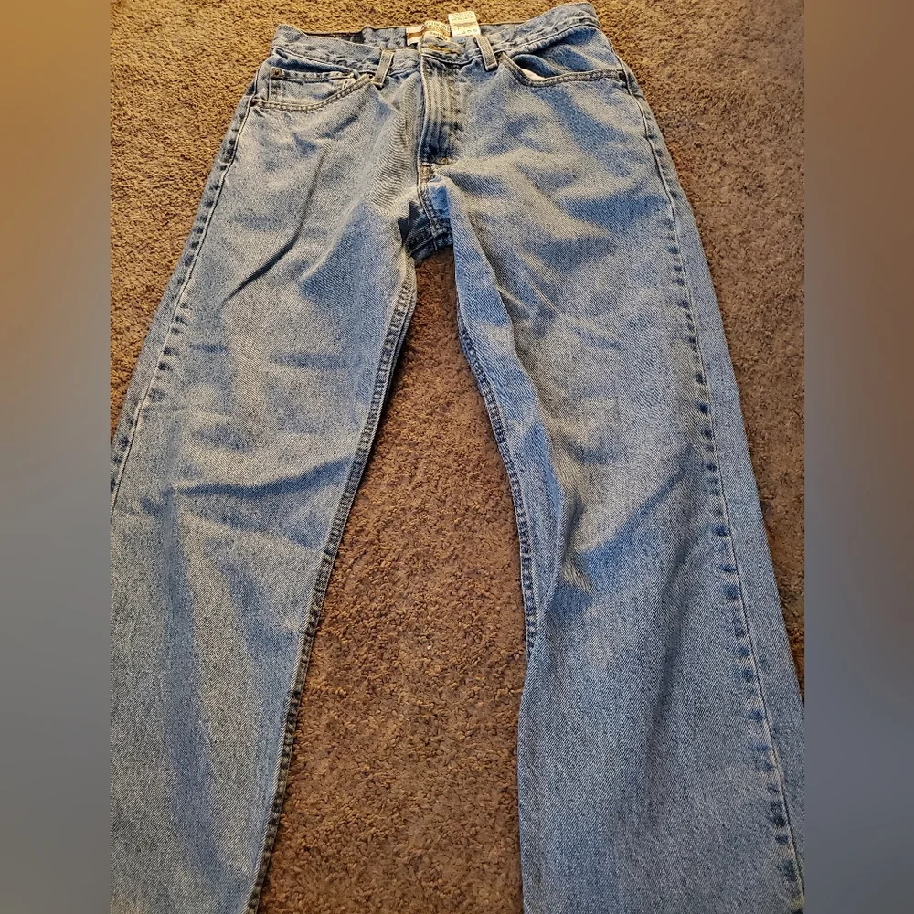 LEVI'S Authentics Regular Blue Denim Jeans Men W 32 L 30 - Picture 3 of 5